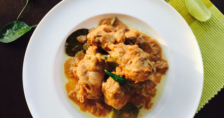 Lebu Lonka Murgi – Chicken Curry with Lime and Green Chillies